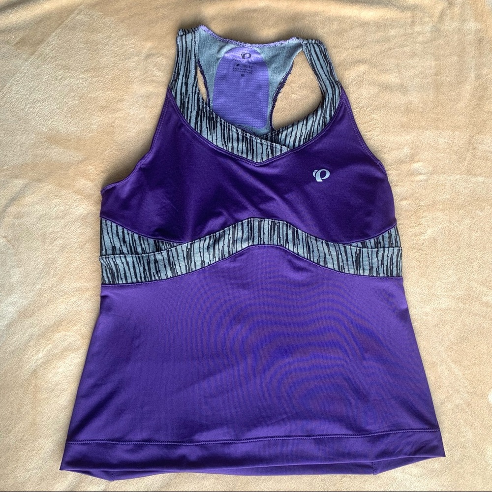 Pearl Izumi Purple and Gray Tank Top